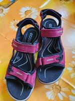 ECCO Offroad Trekking Sandale 38 Leder weinrot/sw * NP 129,-