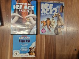 Ice Age DVD Sammlung - Mammut Box 1-4 + Fan CD+DVD B6