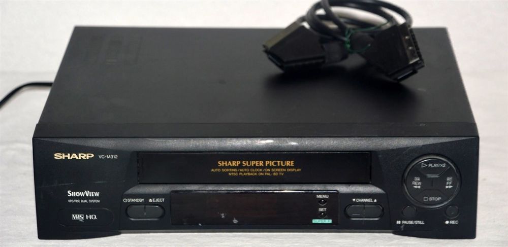 Magnétoscope Lecteur cassette enregistreur recorder VHS SHARP 6