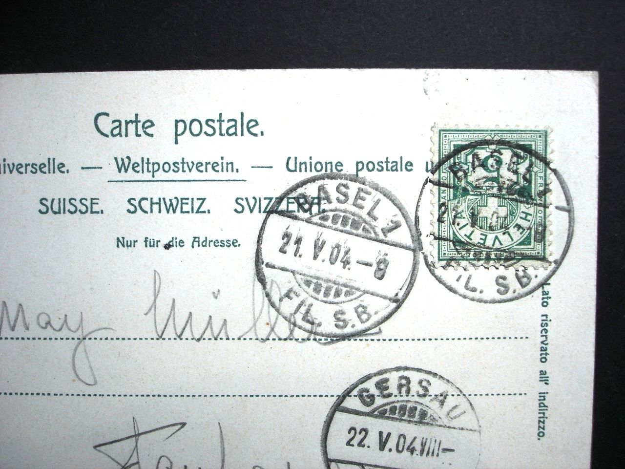 Cartoline postali: BASEL – Usato da Jona venduto da philajona 1