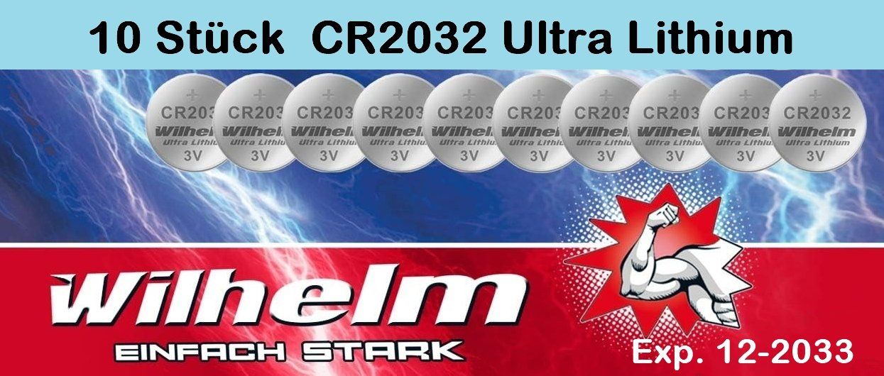 Caricatori & Batterie: 10 Stück CR2032 Ultra Lithium – Nuovo e nell'imballaggio originale da Diepoldsau venduto da preisparadies-ch