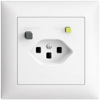 Prise ENC EDIZIOdue T23 FI 30mA FMI, blanc