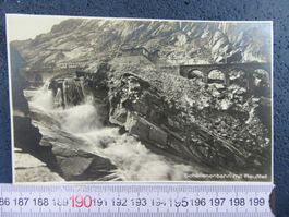SCHÖLLENEN-BAHN MIT REUSSFALL URI AK