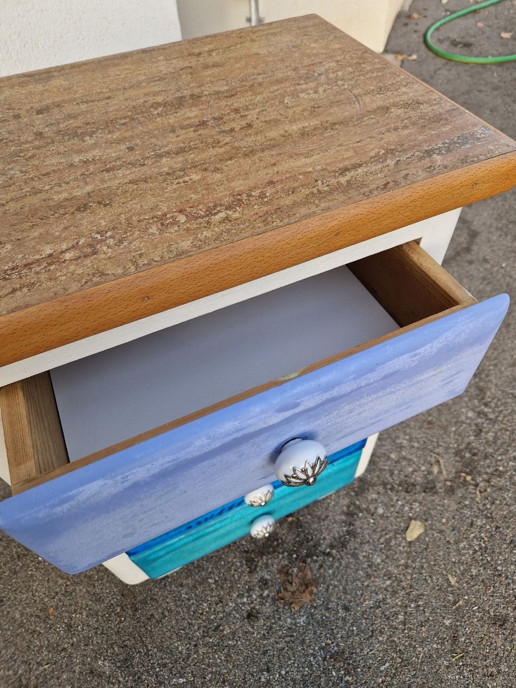 Nachttische: Nachttischli, Holz, Shabby Chic, restauriert – Gebraucht aus Mörigen von Clio111 5