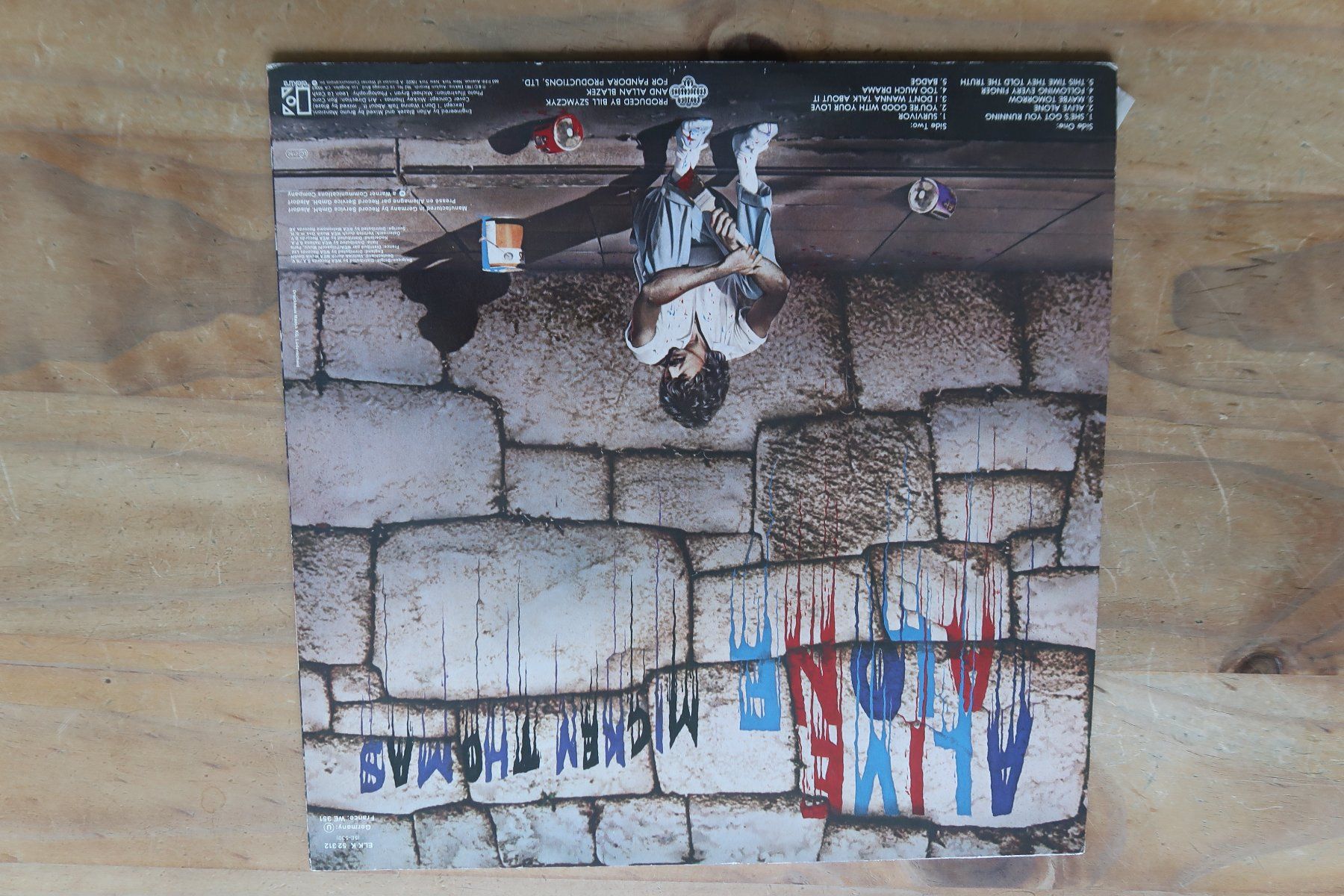 Dischi in vinile: MICKEY THOMAS - ALIVE ALONE - EX- STARTSHIP AOR - VINYL LP – Usato da Basel venduto da Patiscat 1