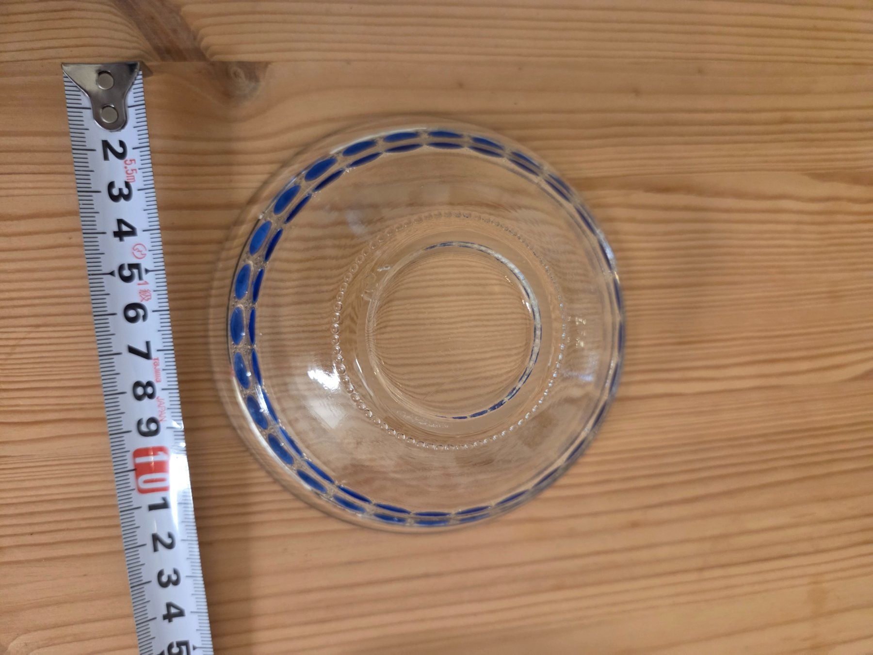 Verres: Schälchen, dunkelblaue Punkte auf Glas – D'occasion à Liestal par ITOlio 2