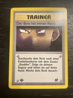 Der Boss hat immer Recht Rocket 73/82 1. edition Pokemon