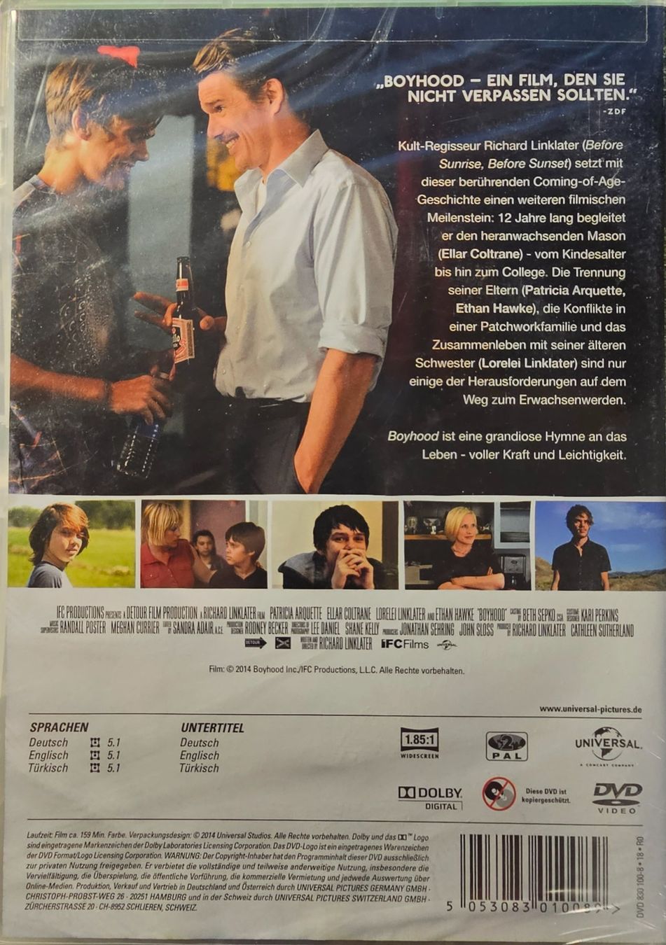 Tutti i DVDs: Boyhood – Nuovo e nell'imballaggio originale da Wahlen b. Laufen venduto da Cg10 1