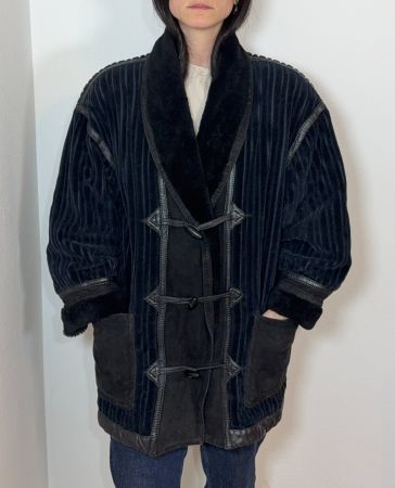 winter shearling coat woman