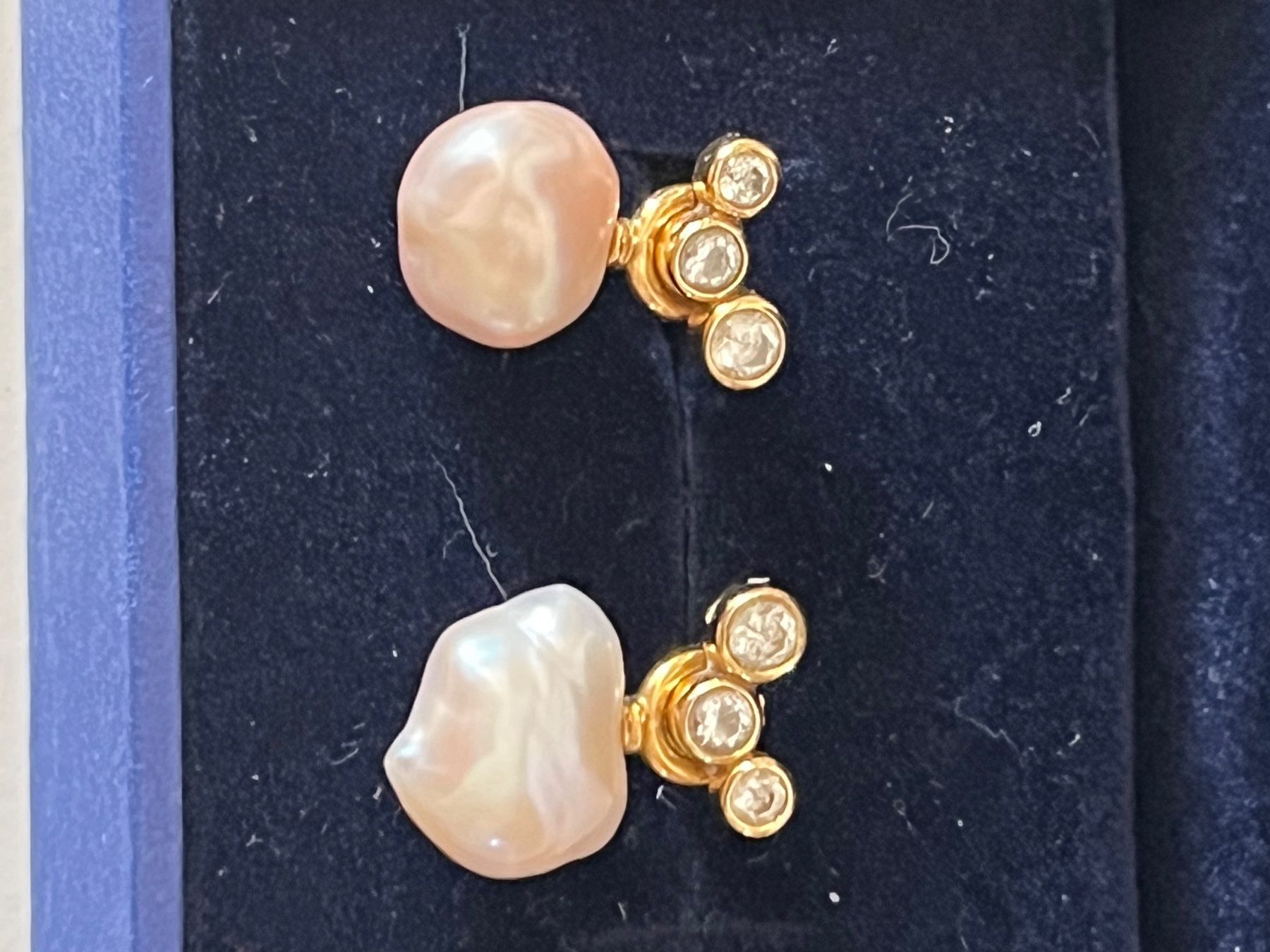 Ohrringe & -stecker: Ohrringe Gold 750 gestempelt, mit Perlen antik – Gebraucht aus Kirchleerau von Dalmi220 2