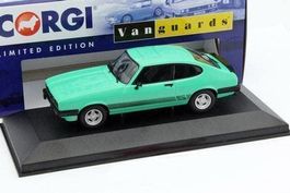 Ford Capri MK III 3.0S 1978-1981 hellgrün / schwarz     1:43