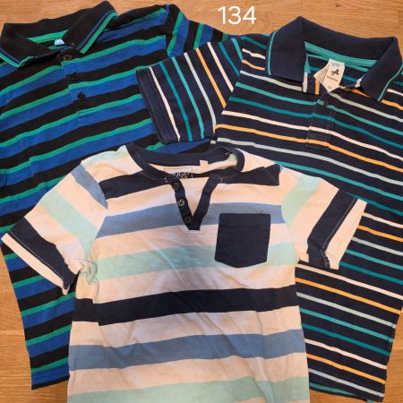 2 Poloshirts und T-Shirt für Jungen, Grösse 134, gebraucht