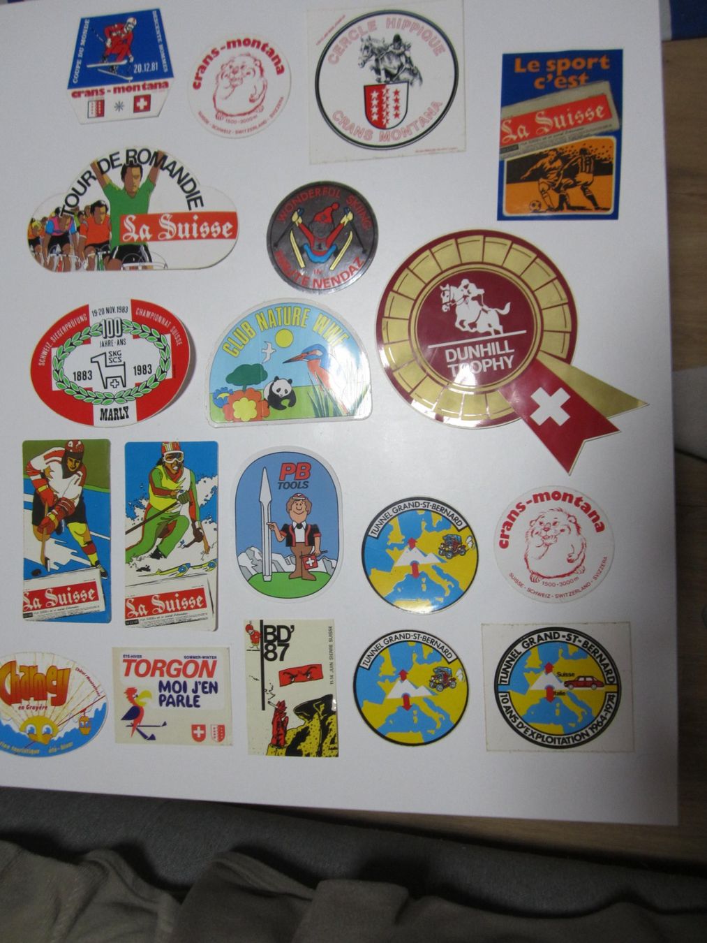 Sticker: Autocollants Valais vintage – Usato da Tramelan venduto da Tors