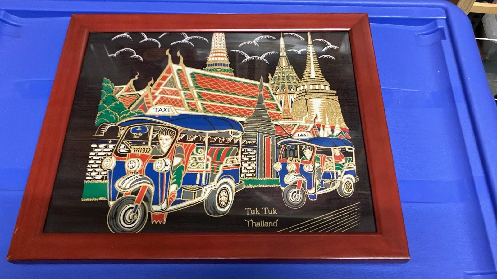 Dipinti: 2 quadretti tailandesi 28x34 cm – Usato da Melano venduto da H-Sara