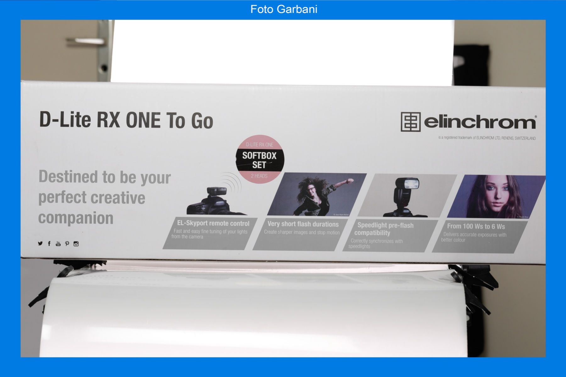 Elinchrom Flash: Elinchrom D-Lite RX ONE To Go Softbox Set – Nuovo e nell'imballaggio originale da Muralto venduto da FotoGarbani