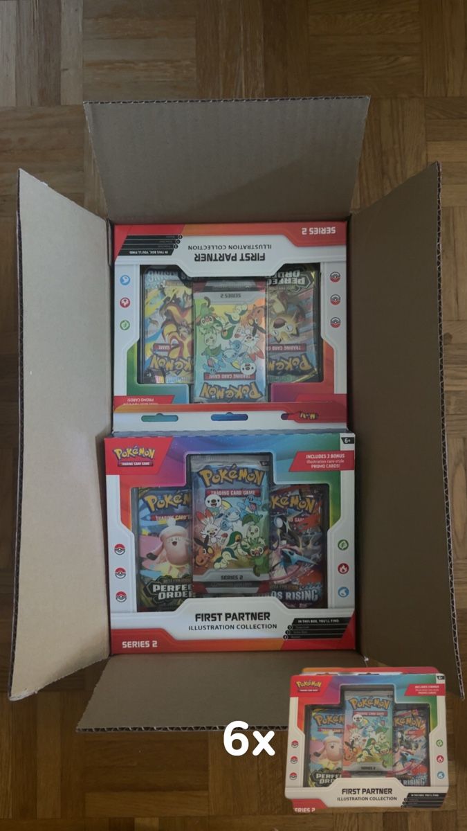Pokémon Carte collezionabili: Pokemon First Partner Series 2 ENG 6x – Nuovo e nell'imballaggio originale da Thônex venduto da retrolovech