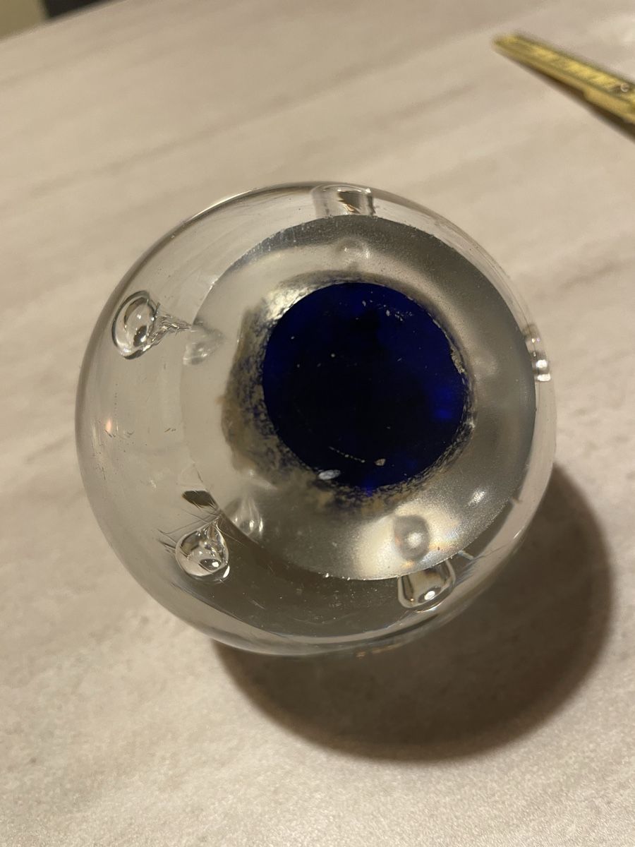 Bicchieri: Briefbeschwerer blau gold – Usato da Flawil venduto da Naphtali 2