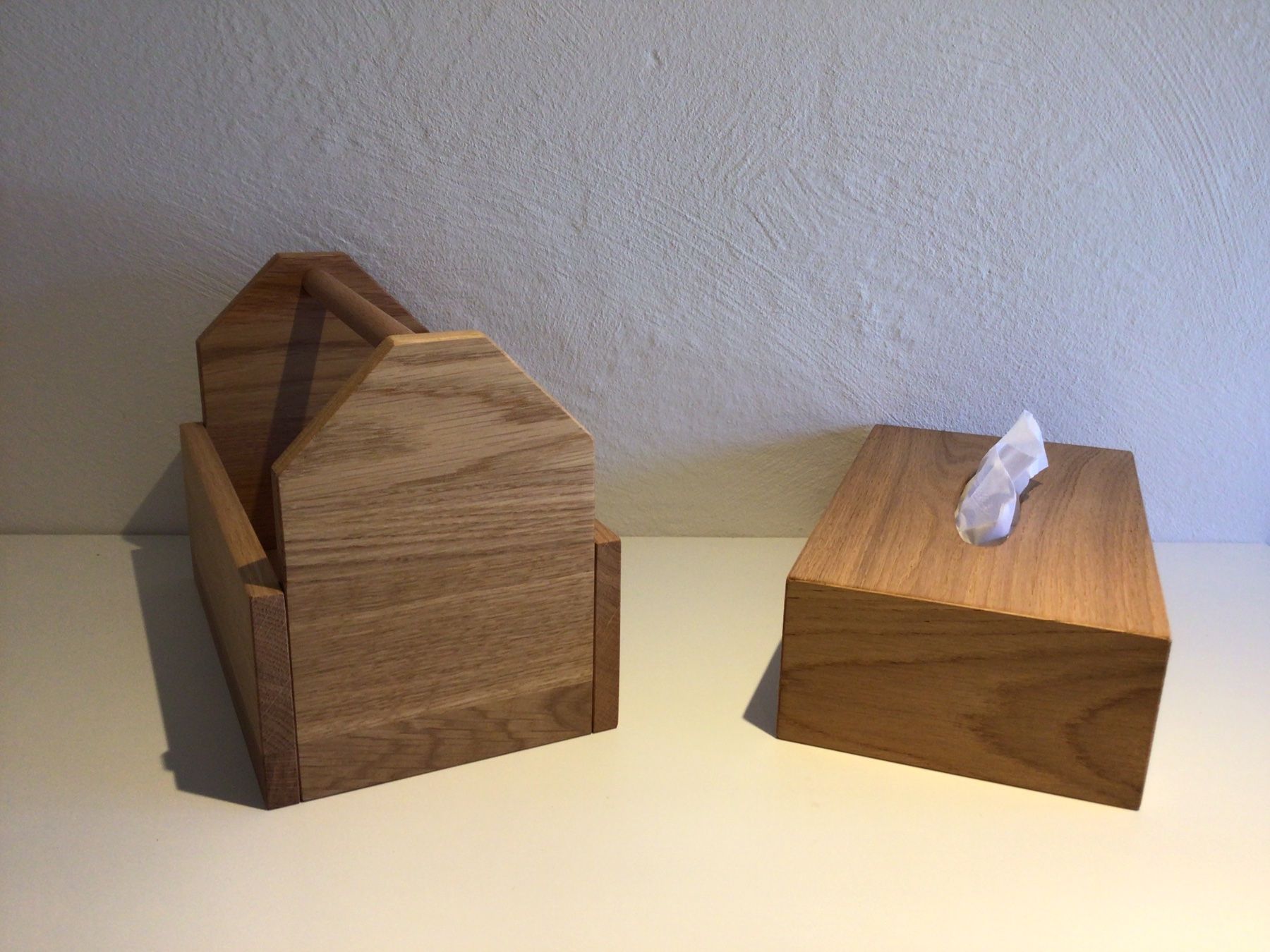 Articoli in legno: Geschenkkiste und Kleenex-Box – Nuovo (secondo la descrizione) da Benken SG venduto da Hagli76 3