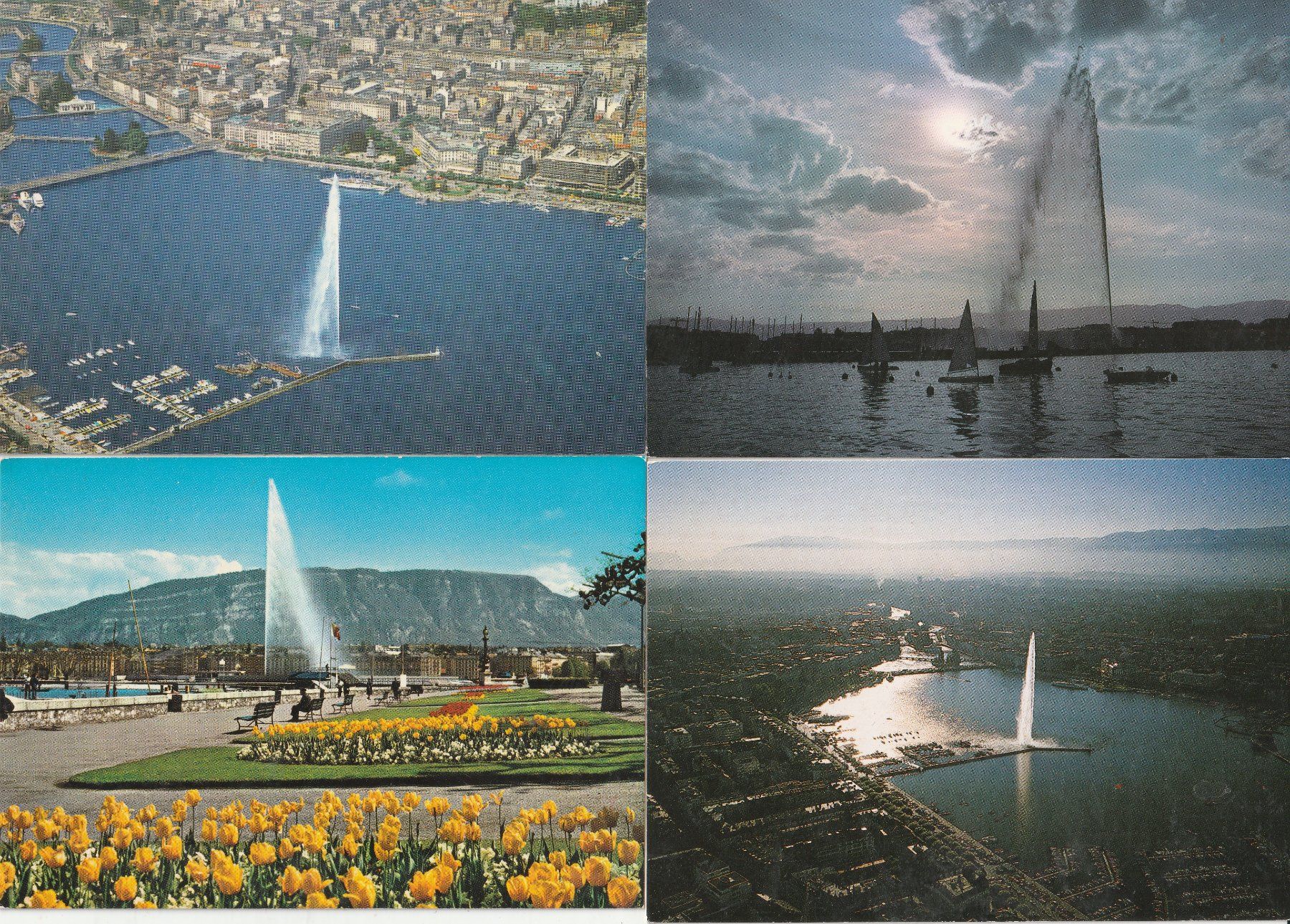 Cartoline postali: 16 Diverse Karten Genf – Usato da Lumbrein venduto da made02 4