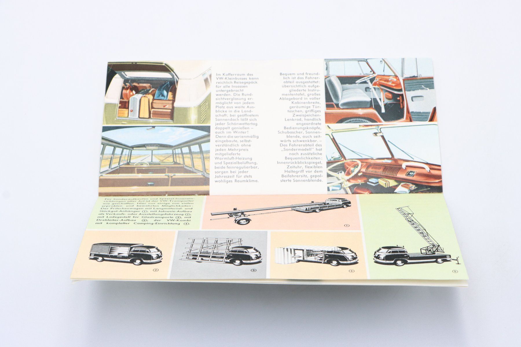 VW Documenti: VW Bulli Transporter 1955 Prospekt – Usato da Bühl b.Aarberg venduto da Collectorpassions 6