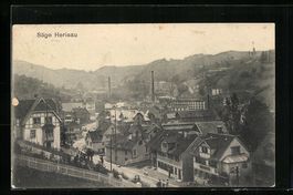 AK Herisau, Teilansicht mit Säge, 1910