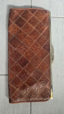 Vintage Echtleder-Portemonnaie – edel & klassisch
