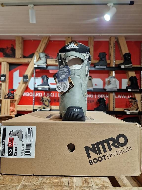 Scarpe da uomo: NITRO CROWN TLS SNOWBOARD BOOTS | STONE GREY – Usato da Grindelwald venduto da Backdoor_Shop 3