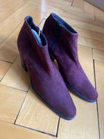 Bottines daim bordeaux 37 Comédie Française
