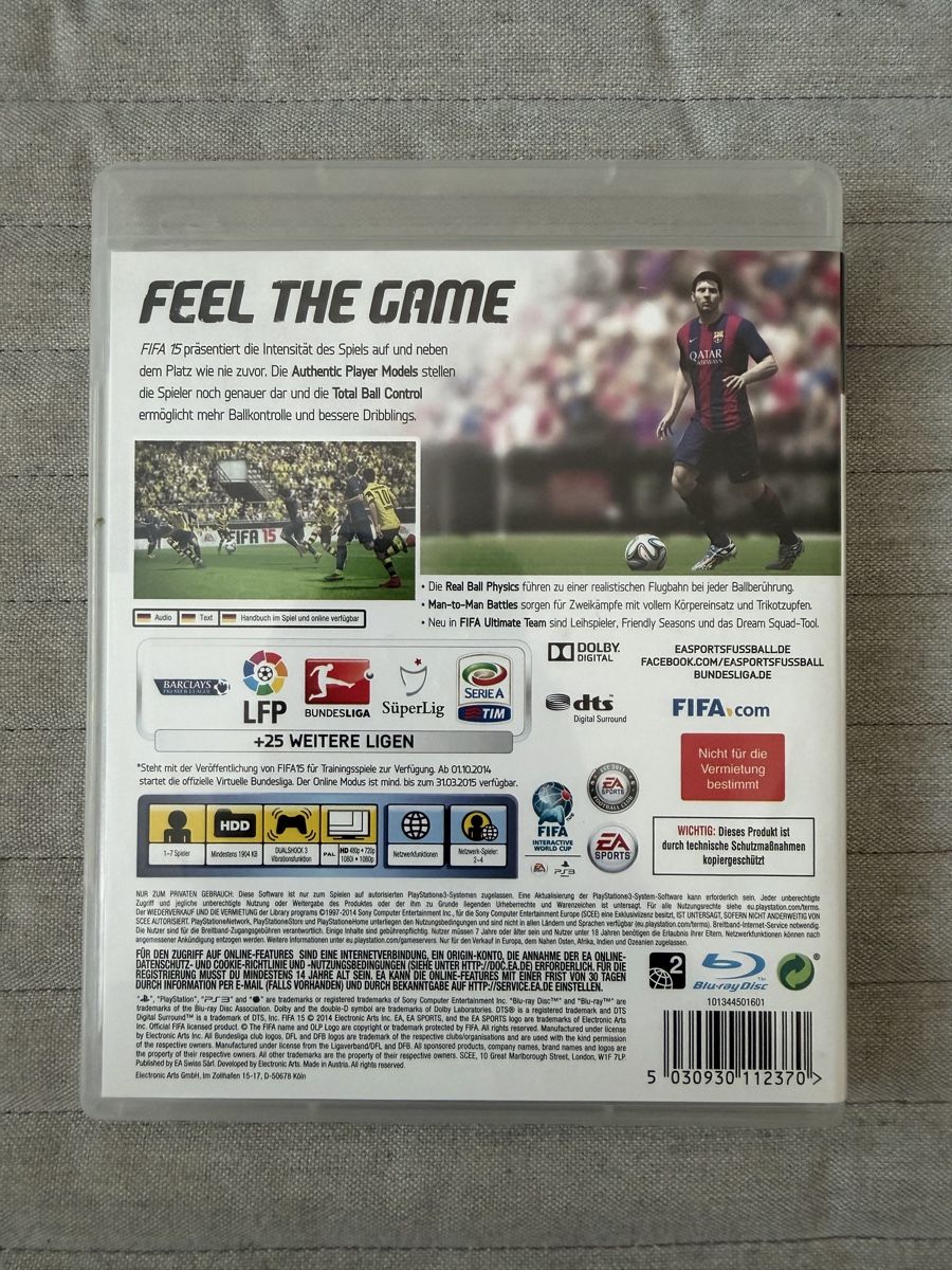 Sony Giochi: FIFA 15 für PS3 – Usato da Thunstetten venduto da Virus_33 2