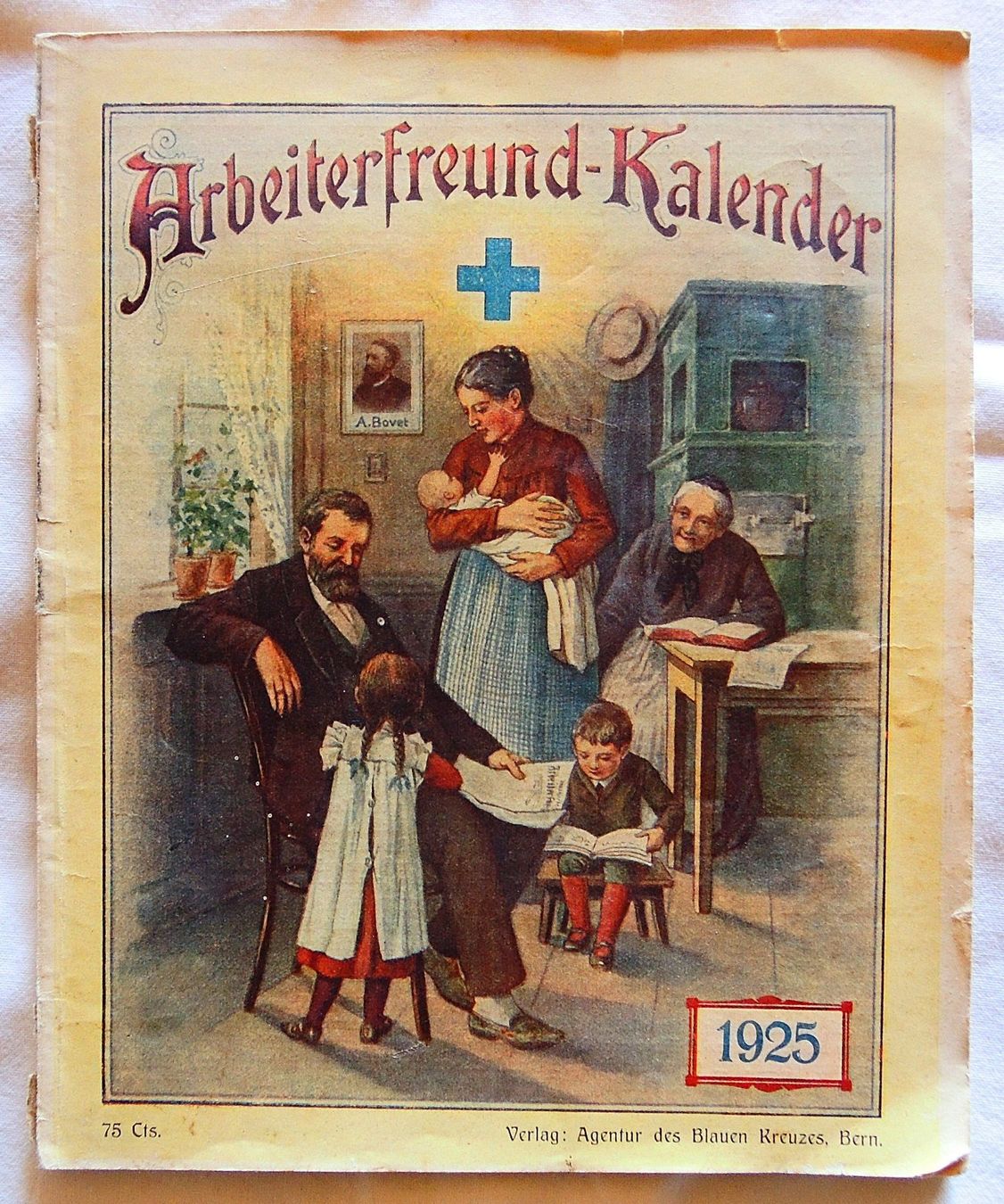 Calendari: Arbeiterfreund Kalender 1925, Bern – Usato da Niederried b. Kallnach venduto da hanatim