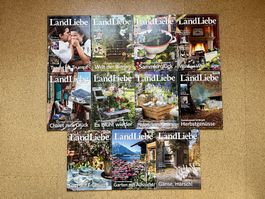 11x Heft / Magazin / Zeitschrift "LandLiebe" (Jahr 22/21/14)