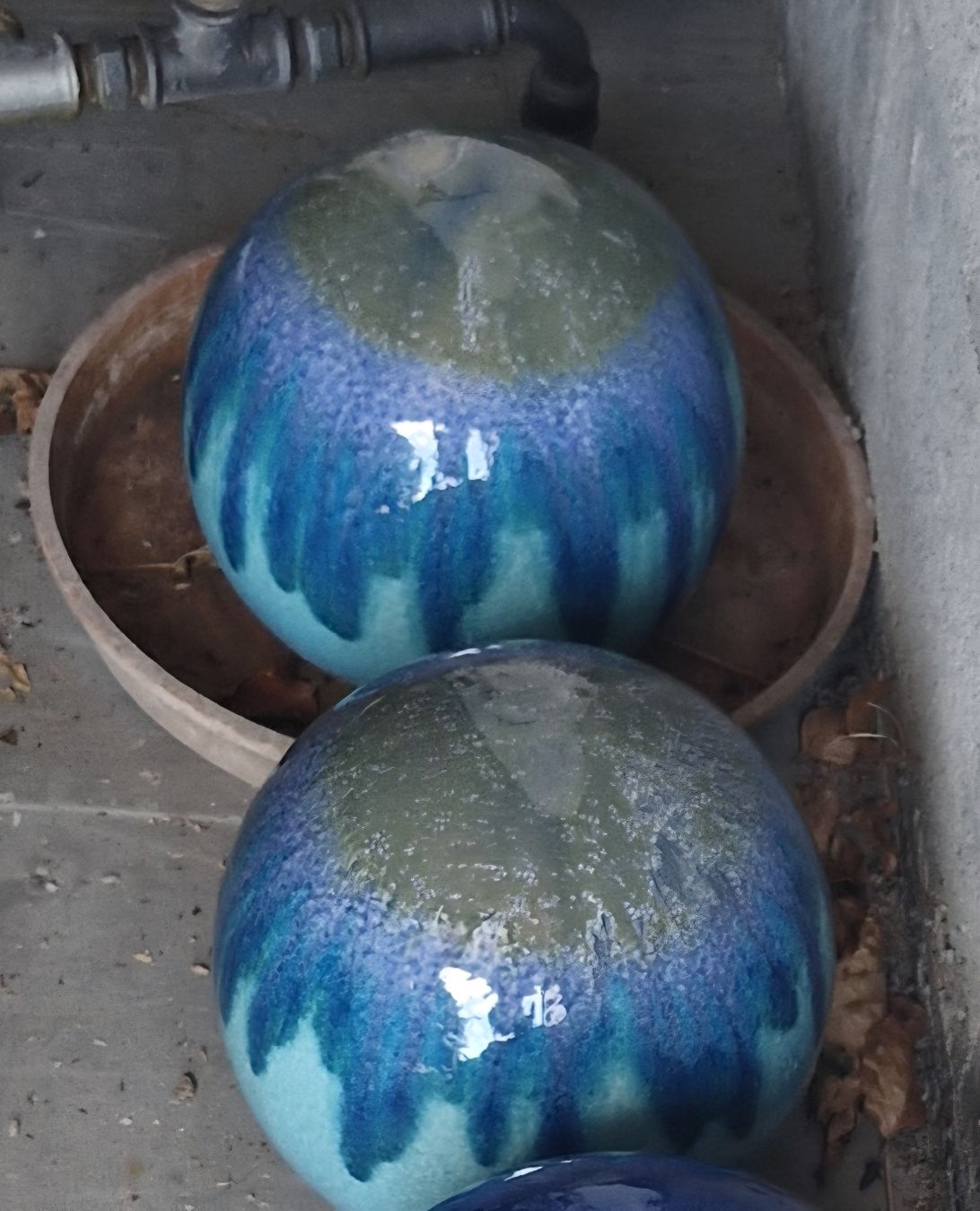 Alle Dekorationen: Garten Deko-Kugeln blau-türkis – Gebraucht aus Villigen von Honest13