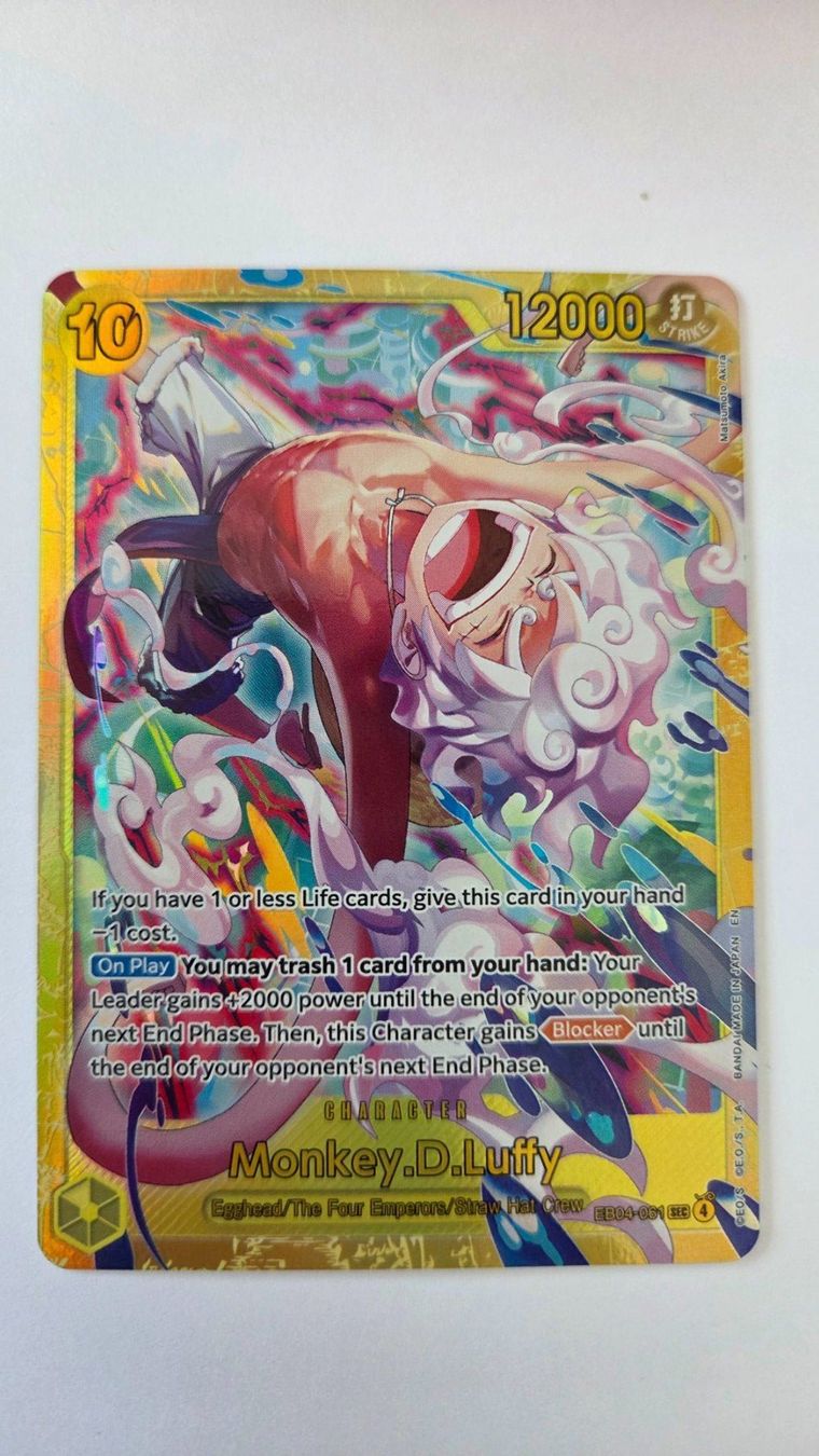 Bandai Carte collezionabili: One Piece card LuffyEB04-061 – Nuovo (secondo la descrizione) da Préverenges venduto da kudi09 1