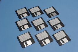 Microsoft Windows 3.11 - 9 Disketten original