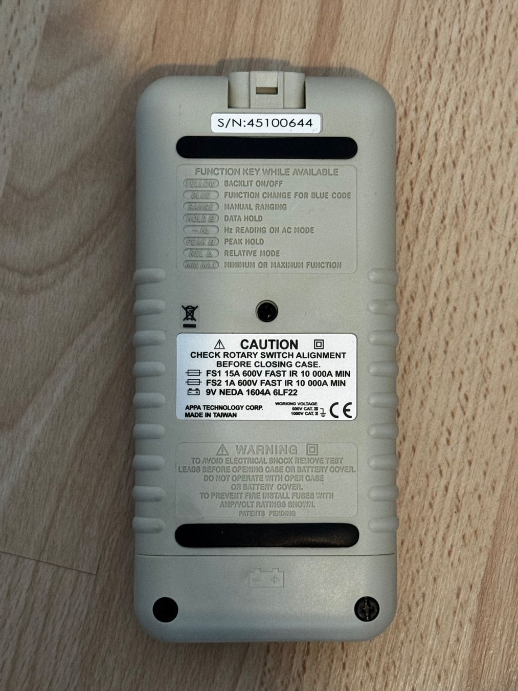 Misurare: APPA 106 Multimeter – Usato da Zürich venduto da colorblindrummer 1