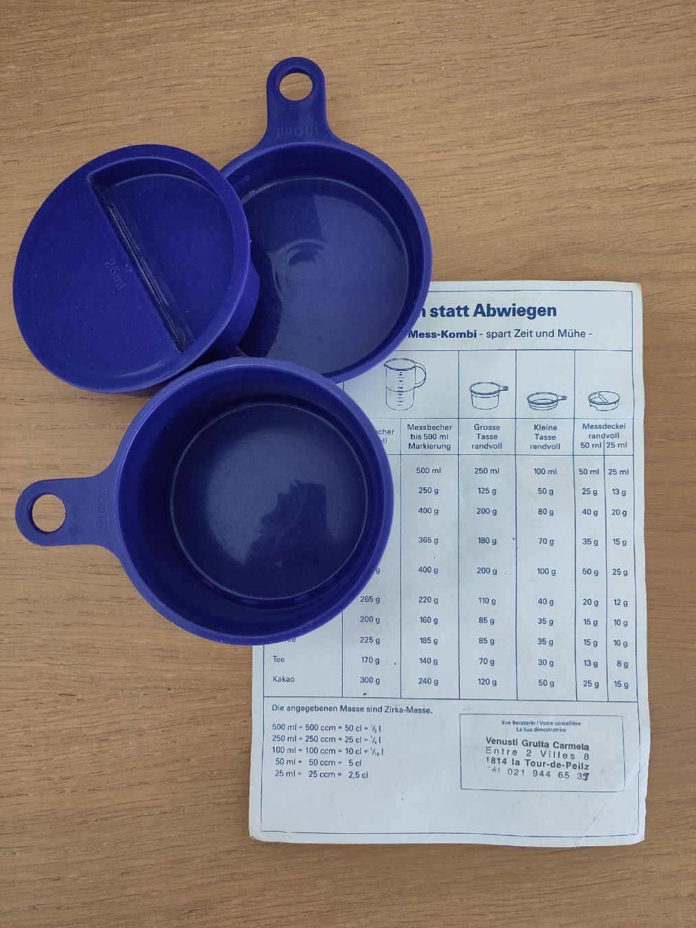 Misurare: Mesurettes Tupperware bleues  – Usato da Vevey venduto da chiara_a