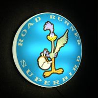 ROAD RUNNER LED Leuchtreklame Vintage Style