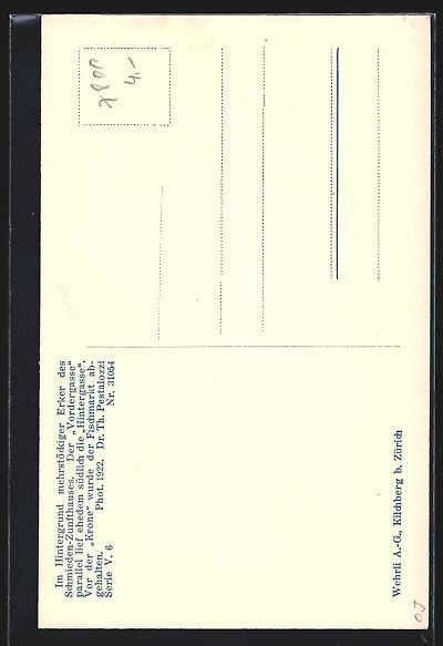 Cartoline postali: Schaffhausen, Strasse Vordergasse mit Ki – Usato da Berlin venduto da bartko-reher 1