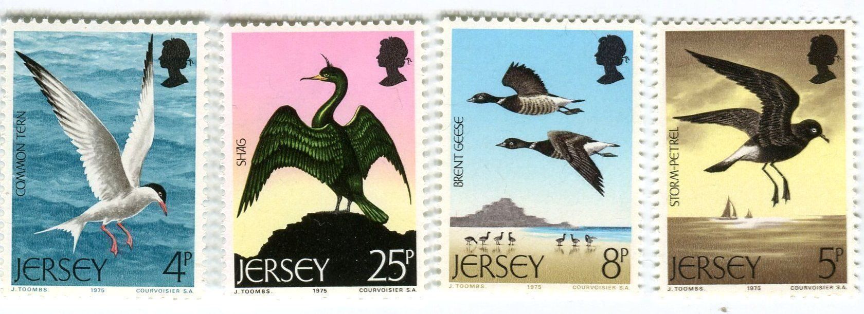 Alle Briefmarken: Briefmarken "Vögel". Jersey. – Neu und originalverpackt aus Basel von Butsch5