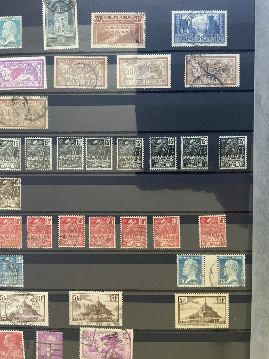 Alle Briefmarken: Frankreich Briefmarken – Gebraucht aus Binningen von chr_cr5n 9