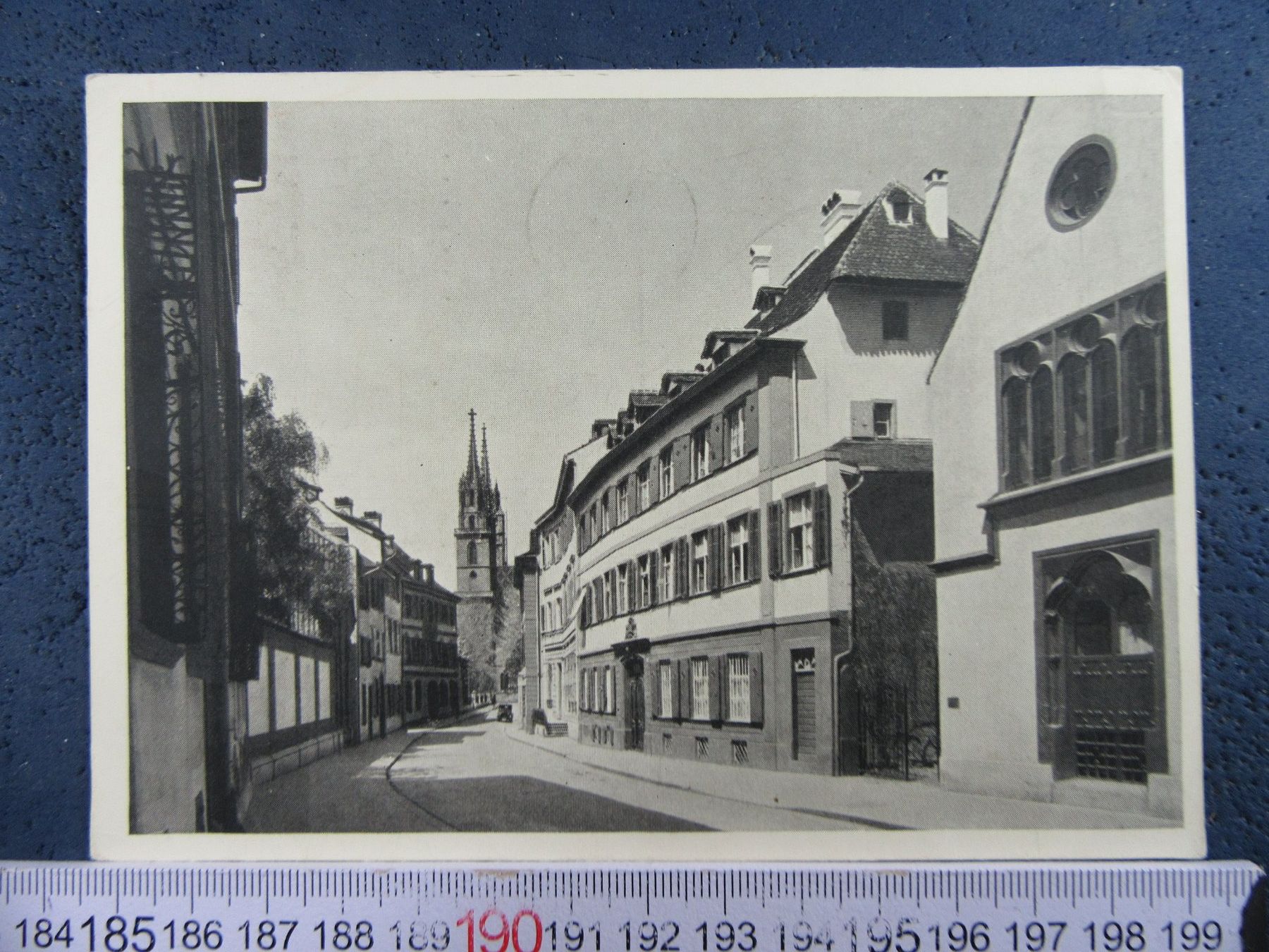 Ansichtskarten: BASEL   RITTERGASSE  PRO JUVENTUTE 1933 – Gebraucht aus Ettingen von Hausi4711