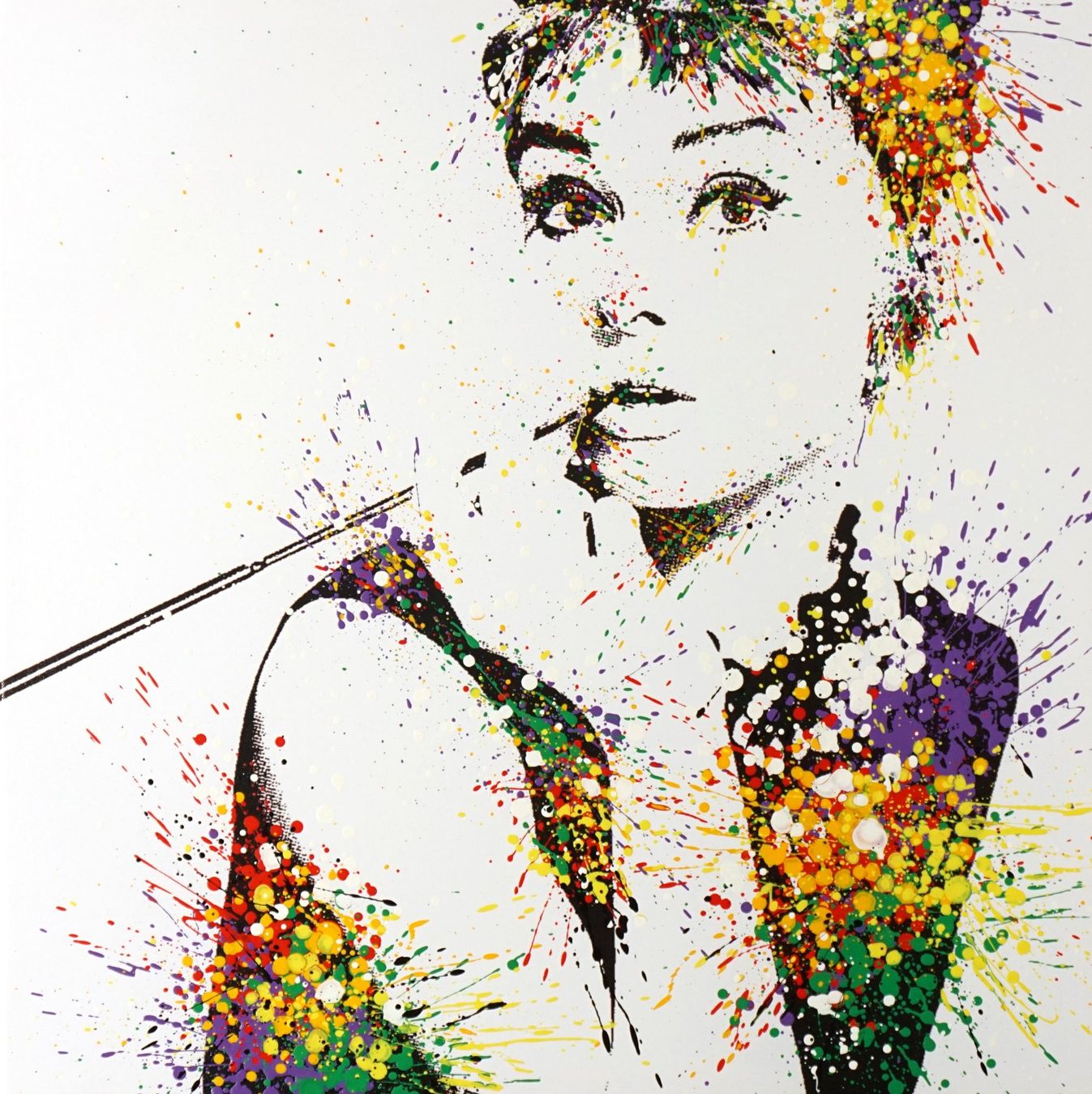 Dipinti: Handgemalte Ölgemälde abstrakt Bilder - Audrey Hepburn – Nuovo (secondo la descrizione) da Schlieren venduto da jennifer_jy