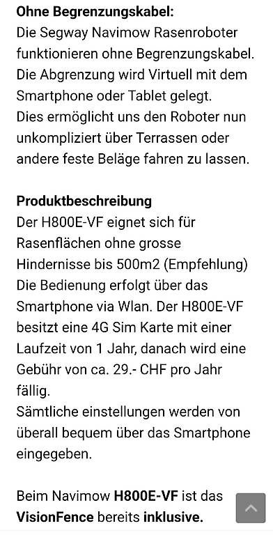 Rasenmäher: Segway Navimow Mähroboter NEU – Neu und originalverpackt aus Münchenbuchsee von duc940 2
