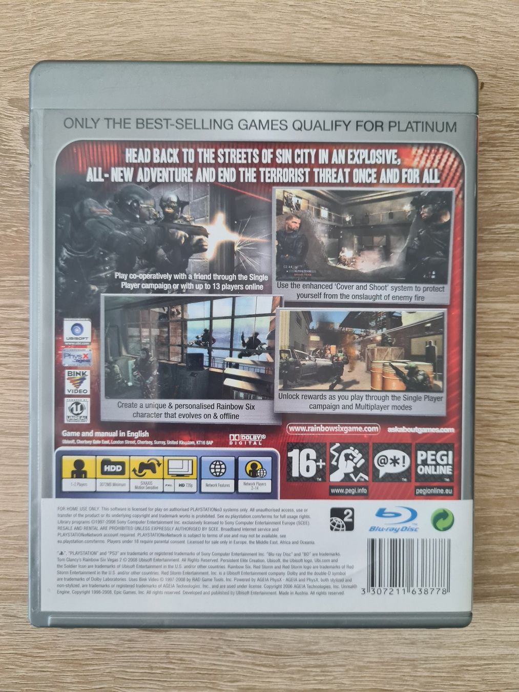 Jeux: Rainbox Six Vegas 2 - PS3 – D'occasion à Carouge GE par Franllo 1