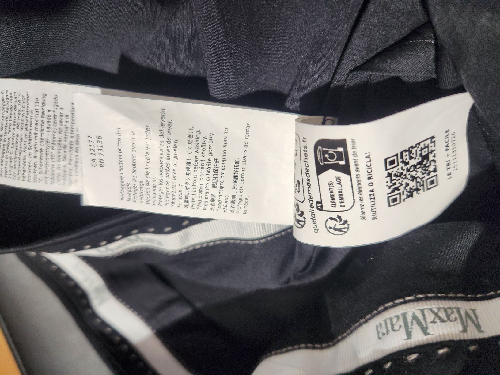 Max Mara Hosen: Pantalon Max Mara noir taille 42  – Gebraucht aus Niedergösgen von Eva2410 5