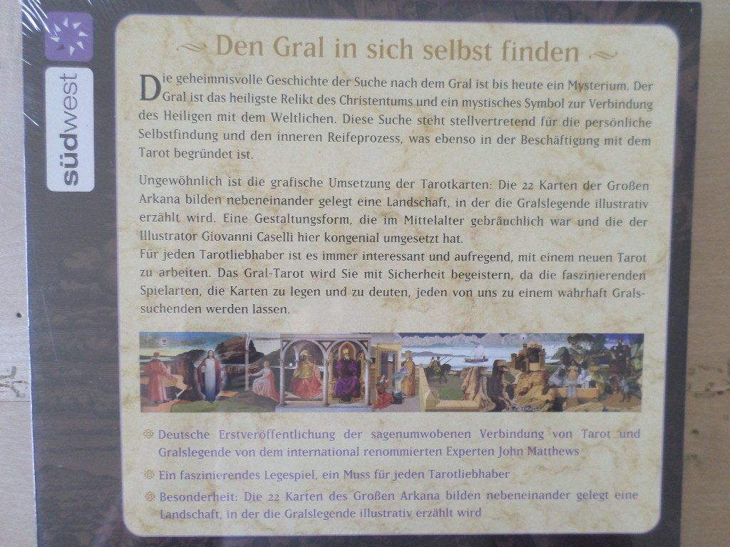 Libri: Das Gral-Tarot / John Matthews – Nuovo e nell'imballaggio originale da Liestal venduto da man_7bt6 1