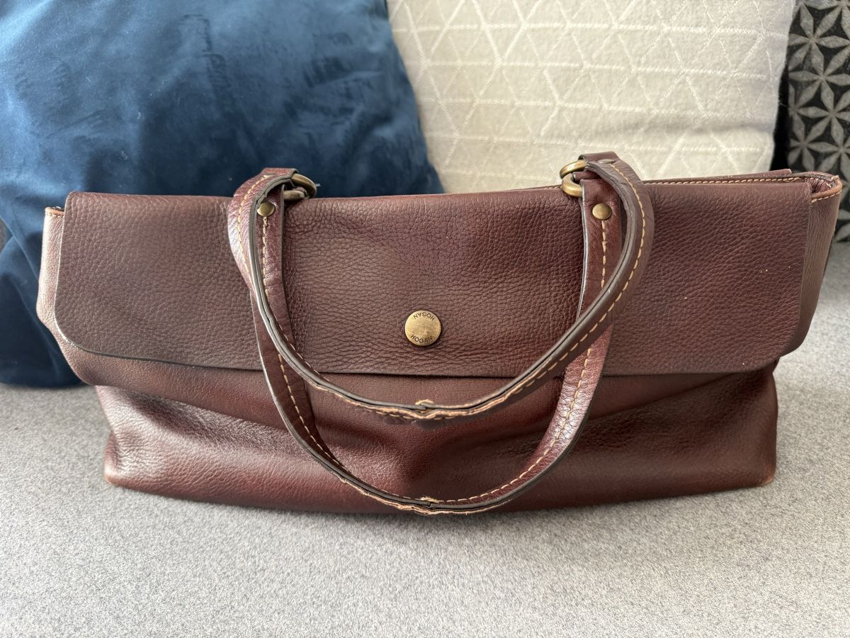 Hogan Borse da donna: Sac Hogan en cuir  brun élégant – Usato da Agiez venduto da Beve15 5