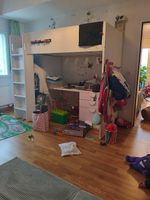 Ikea SMÅSTAD Hochbett, weiß pink
