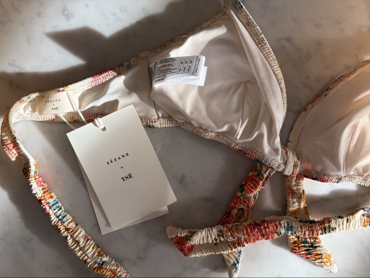 Sezane Costumi da bagno & Bikini: SÉZANE X YSÉ Triangle Douce Vague Bikini Top – Nuovo e nell'imballaggio originale da Zürich venduto da giuliak 4