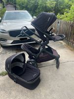 nuna Geschwisterwagen Set mit 2 Sportsitze eine Babyschale
